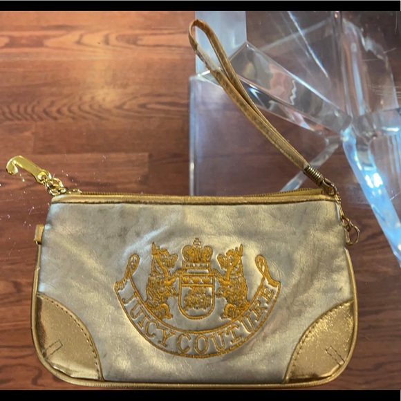 Juicey Couture Vintage Gold Wristlet - Picture 1 of 3